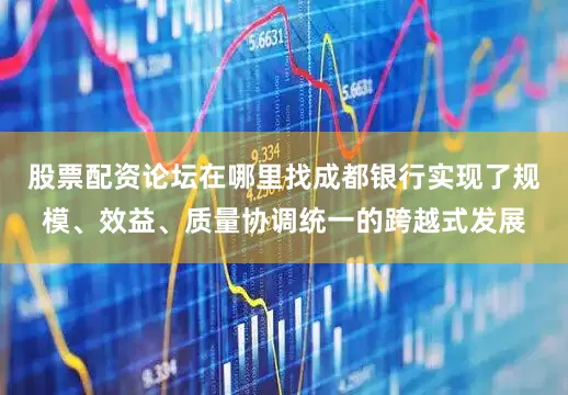 股票配资论坛在哪里找成都银行实现了规模、效益、质量协调统一的跨越式发展